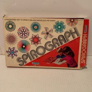 Spirograph Vintage Educational Design Drawing Toy